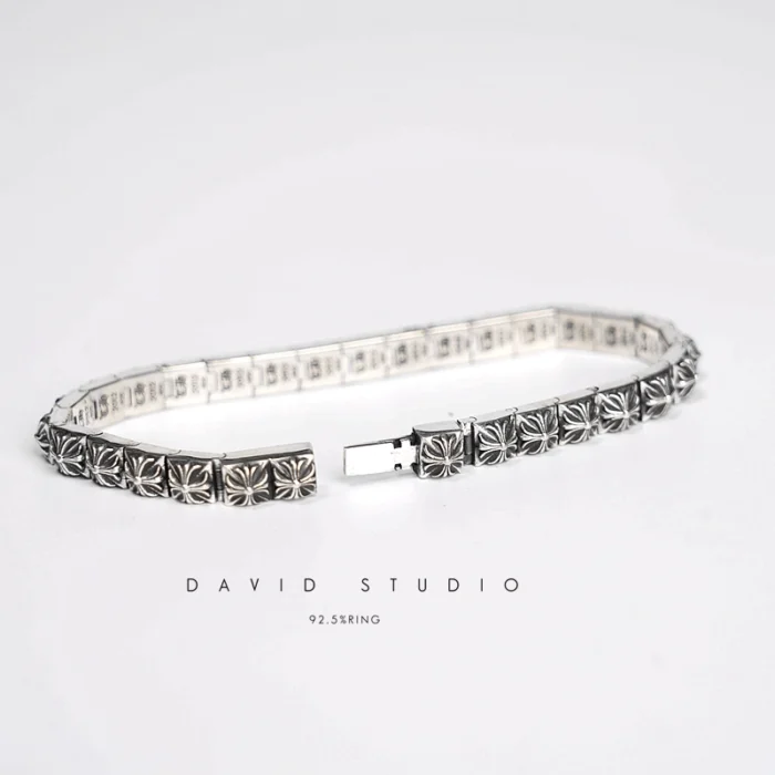 크롬하츠 제로 피라미드 스터드 팔찌 레플리카 미러급 SA급 S급 고퀄리티 [남성여성공용] 최상급 하이엔드 - best 7