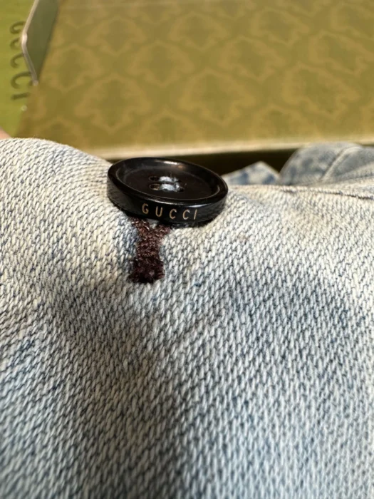 구찌 데님 버뮤다 쇼츠 라이트 블루 레플리카 미러급 SA급 S급 고퀄리티 반바지 청바지 [남성] 11