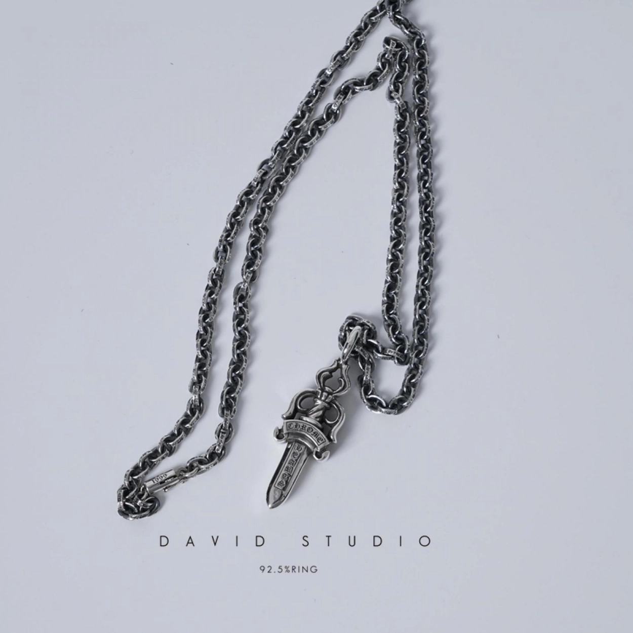 크롬하츠 대거 팬던트 페이퍼체인 목걸이 레플리카 미러급 SA급 S급 고퀄리티 [남성여성공용] - thebest 6