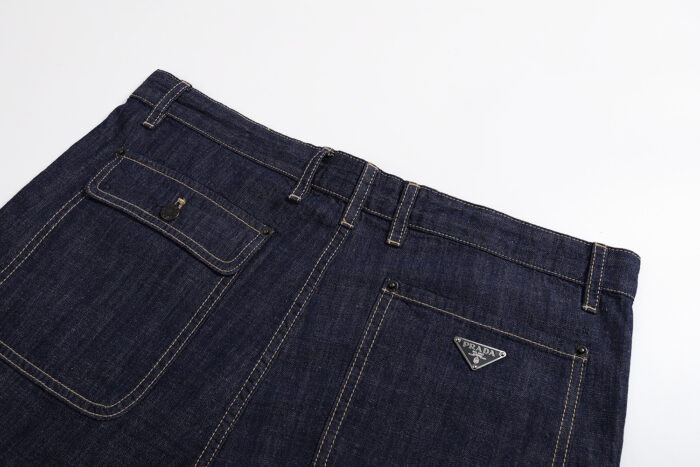 프라다 스트레이트핏 단색 청바지 레플리카 미러급 SA급 S급 고퀄리티 하이엔드 최상급 의류 [남성] - best 7