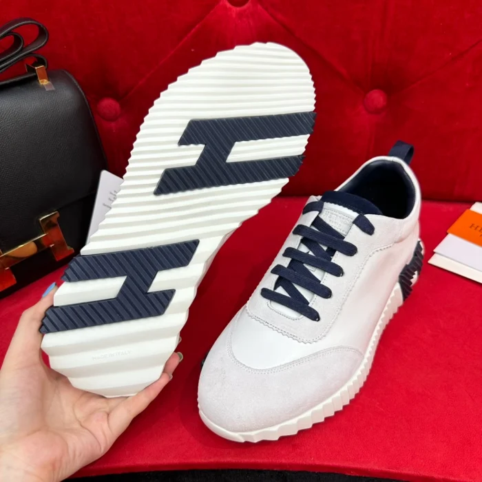 에르메스 바운싱 카프스킨 고트스킨 네이비 레플리카 미러급 SA급 S급 고퀄리티 신발 스니커즈 운동화 [남성여성공용] best  8