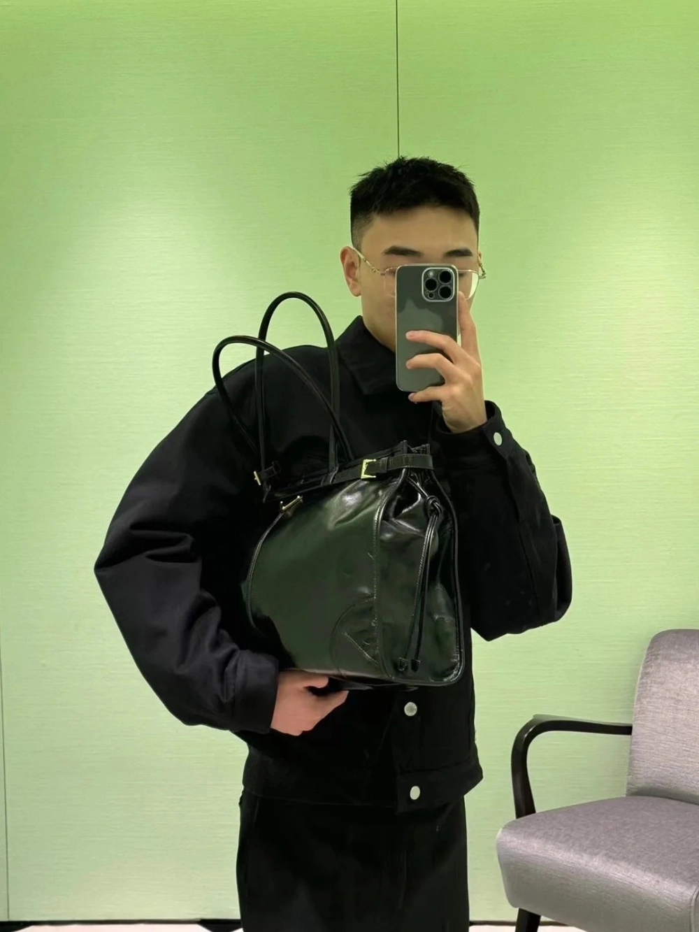 프라다 라지 가죽 핸드백 레플리카 미러급 SA급 S급 고퀄리티 가방 크로스백 토트백 best  [남성여성공용] 6