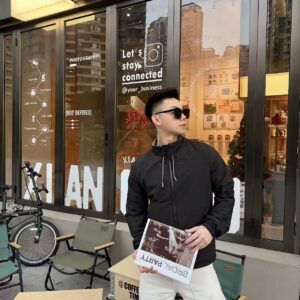 제냐 테크니컬 패브릭 리버시블 브레자 블루종 블랙 그레이 양면 자켓 레플리카 미러급 SA급 S급 고퀄리티 하이엔드 최상급 의류 [남성여성공용]