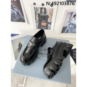 프라다 레더 통굽 구두 로퍼 5.5cm 레플리카 미러급 SA급 S급 고퀄리티 신발 구두 [여성] - best 최상급 하이엔드