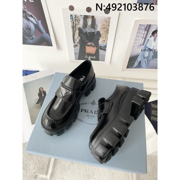 프라다 레더 통굽 구두 로퍼 5.5cm 레플리카 미러급 SA급 S급 고퀄리티 신발 구두 [여성] - best 최상급 하이엔드