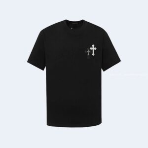 크롬하츠 크로스 슬러리 아플리케 반팔 라운드 티셔츠 레플리카 미러급 SA급 S급 고퀄리티 의류 [남성여성공용] 최상급 하이엔드 - best