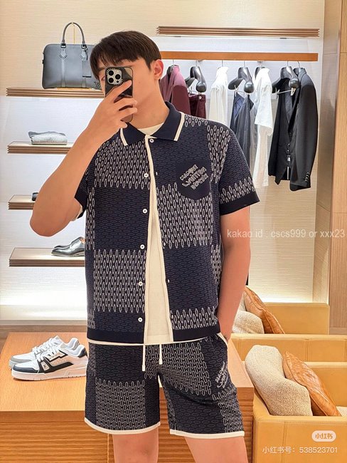 루이비통 반팔 카라 니트 집업 레플리카 미러급 SA급 S급 고퀄리티 의류 [남성여성공용] 최상급 하이엔드 - best 3