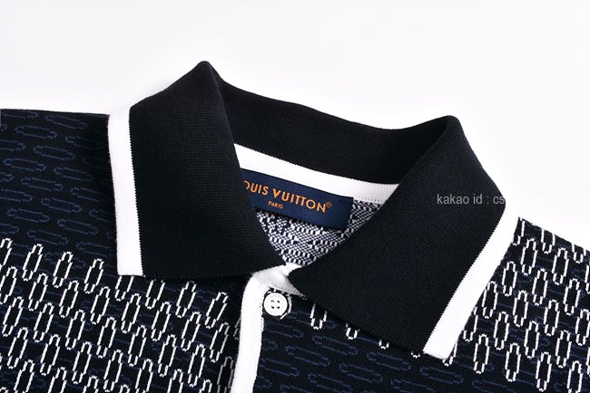 루이비통 반팔 카라 니트 집업 레플리카 미러급 SA급 S급 고퀄리티 의류 [남성여성공용] 최상급 하이엔드 - best 8