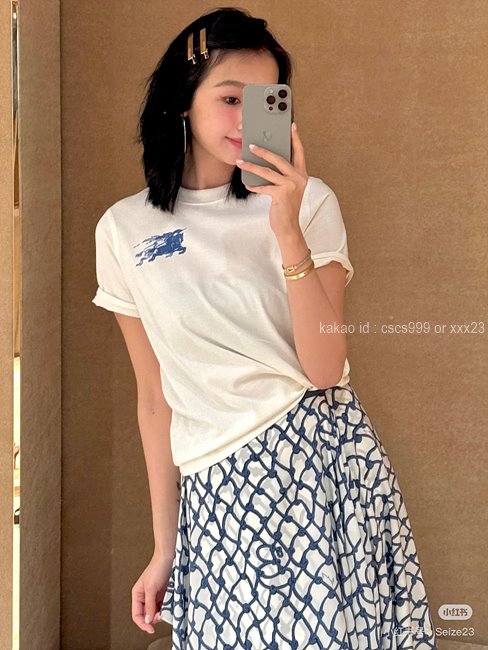 버버리 반팔 라운드 티셔츠 레플리카 미러급 SA급 S급 고퀄리티 의류 [남성여성공용] - best 3