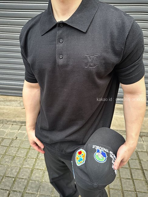 루이비통 반팔 카라티 레플리카 미러급 SA급 S급 고퀄리티 의류 [남성] 최상급 하이엔드 - best 4