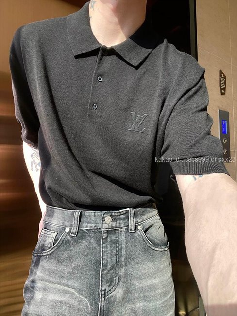 루이비통 반팔 카라티 레플리카 미러급 SA급 S급 고퀄리티 의류 [남성] 최상급 하이엔드 - best 7