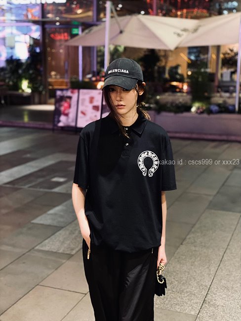 크롬하츠 반팔 카라 티셔츠 레플리카 미러급 SA급 S급 고퀄리티 의류 [남성여성공용] - best 4