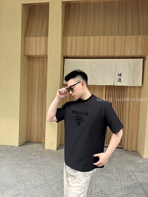프라다 반팔 라운드 티셔츠 레플리카 미러급 SA급 S급 고퀄리티 의류 [남성여성공용] 최상급 하이엔드 - best 2
