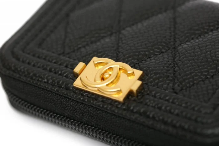 샤넬 보이 카드지갑 지퍼돌이 캐비어 지갑 레플리카 미러급 SA급 S급 고퀄리티  [여성] - best 6