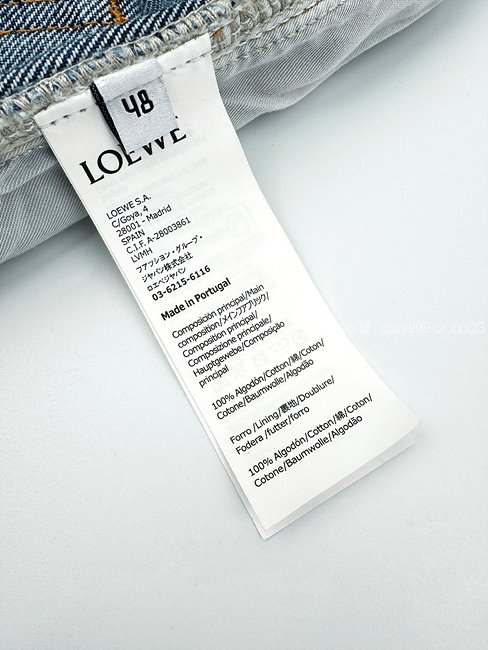 로에베 청바지 데님 팬츠 레플리카 미러급 SA급 S급 고퀄리티 의류 [남성여성공용] 최상급 하이엔드 - thebest 17