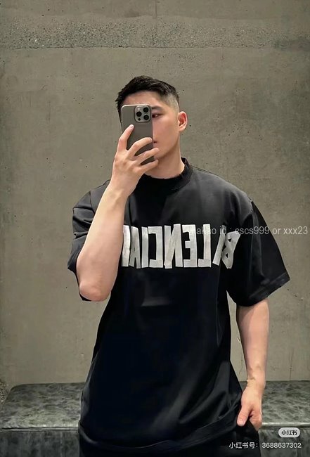 발렌시아가 반팔 라운드 티셔츠 레플리카 미러급 SA급 S급 고퀄리티 셀럽 의류 [남성여성공용] 최상급 하이엔드 - best 4