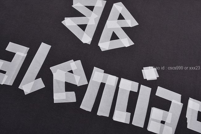 발렌시아가 반팔 라운드 티셔츠 레플리카 미러급 SA급 S급 고퀄리티 셀럽 의류 [남성여성공용] 최상급 하이엔드 - best 13