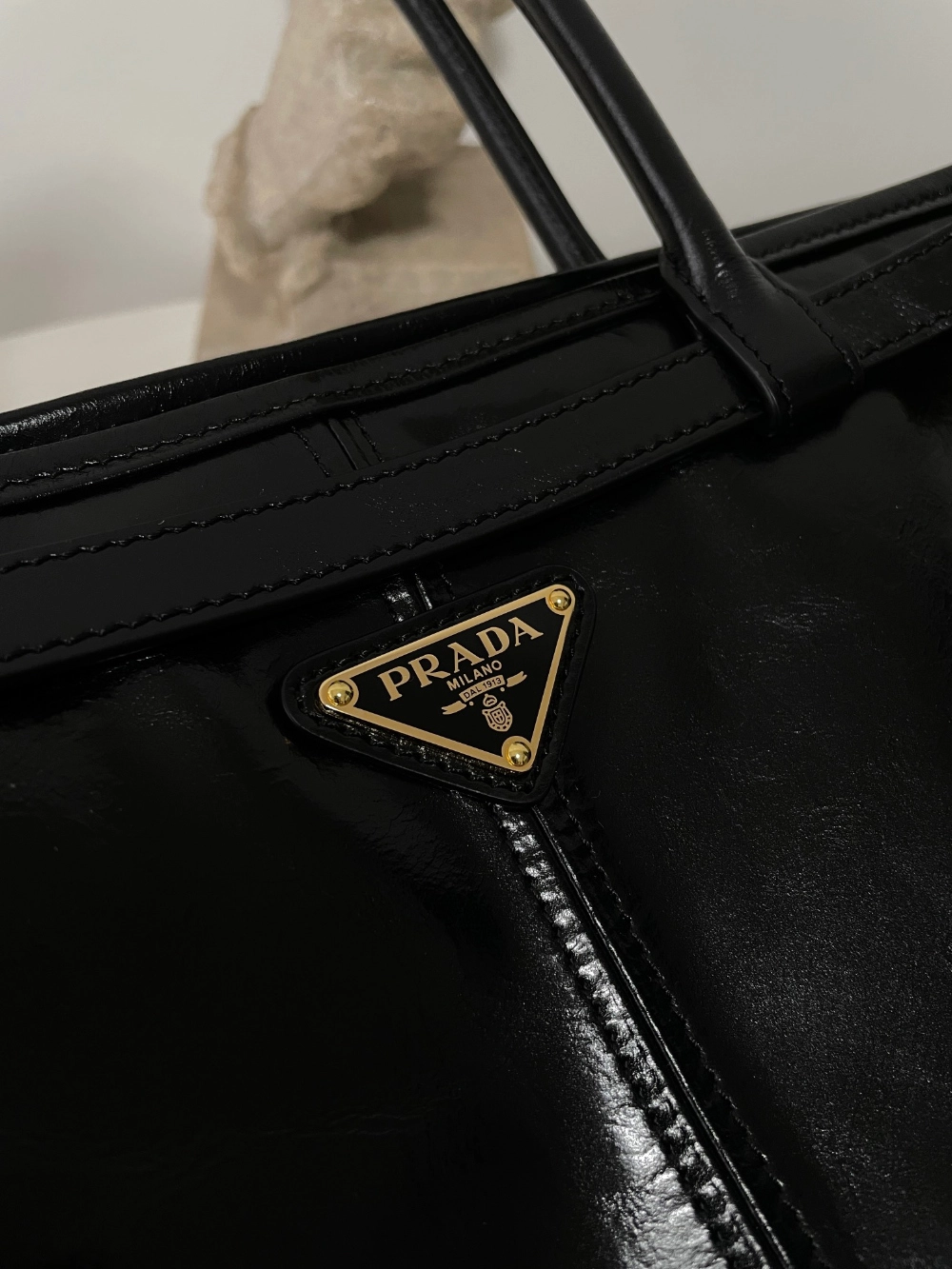 프라다 라지 가죽 핸드백 레플리카 미러급 SA급 S급 고퀄리티 가방 크로스백 토트백 best  [남성여성공용] 24