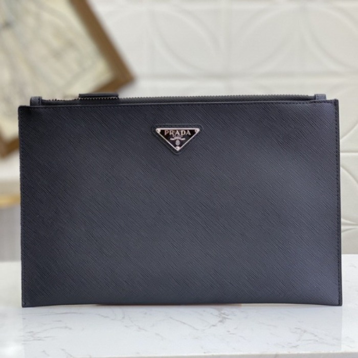 프라다 사피아노 삼각로고 클러치 레플리카 미러급 SA급 S급 고퀄리티 best [남성여성공용]