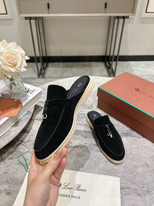 로로피아나 뮬 블로퍼 블랙 레플리카 미러급 SA급 S급 고퀄리티 최상급 하이엔드 신발 [남성여성공용] - thebest 5