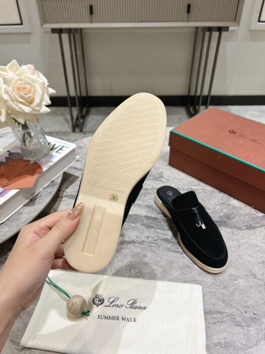 로로피아나 뮬 블로퍼 블랙 레플리카 미러급 SA급 S급 고퀄리티 최상급 하이엔드 신발 [남성여성공용] - thebest 10