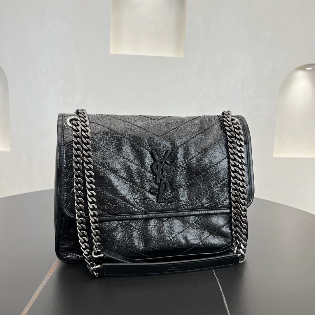 생로랑 크링클 빈티지 니키 미디움백 레플리카 미러급 SA급 S급 고퀄리티 가방 숄더백 크로스백 [여성] best 3