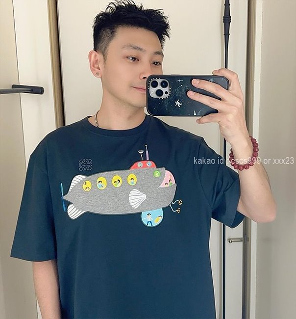 로에베 반팔 라운드 티셔츠 미러급 SA급 S급 고퀄리티 의류 [남성여성공용] 최상급 하이엔드 - best 4