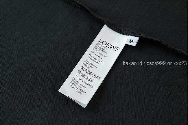 로에베 반팔 라운드 티셔츠 미러급 SA급 S급 고퀄리티 의류 [남성여성공용] 최상급 하이엔드 - best 15