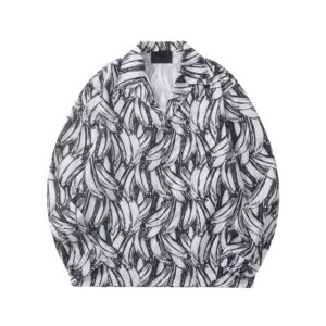 프라다 타임캡슐 프린티드 바나나 코튼 긴팔 셔츠 흑백색 레플리카 미러급 SA급 S급 고퀄리티 하이엔드 최상급 의류 [남성여성공용]