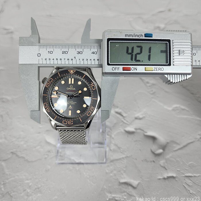 오메가 코엑시엘 마스터 다이버 300M 제임스본드 007 에디션 시계 레플리카 미러급 SA급 S급 고퀄리티 워치 - best 7