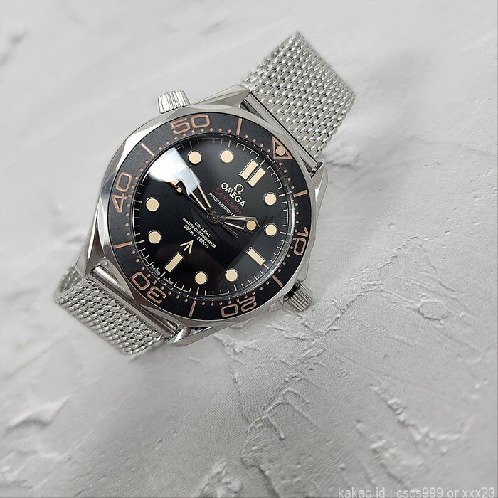오메가 코엑시엘 마스터 다이버 300M 제임스본드 007 에디션 시계 레플리카 미러급 SA급 S급 고퀄리티 워치 - best 8