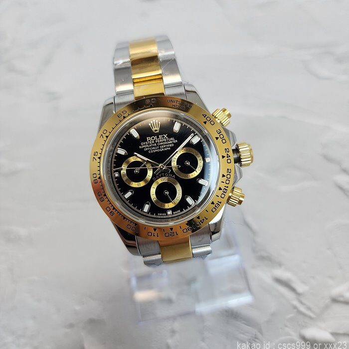 로렉스-데이토나-블랙다이얼-콤비-시계-레플리카-미러급-sa급-명품 레플리카 미러 SA급 로렉스 데이토나 블랙다이얼 콤비 시계 레플리카 미러급 SA급 S급 고퀄리티 롤렉스 워치 최상급 하이엔드 - thebest 5