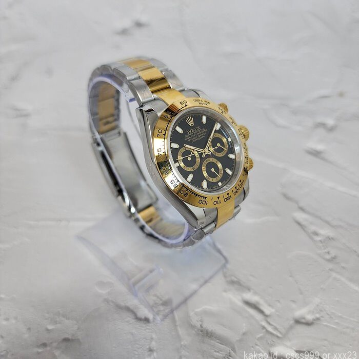 로렉스-데이토나-블랙다이얼-콤비-시계-레플리카-미러급-sa급-명품 레플리카 미러 SA급 로렉스 데이토나 블랙다이얼 콤비 시계 레플리카 미러급 SA급 S급 고퀄리티 롤렉스 워치 최상급 하이엔드 - thebest 7