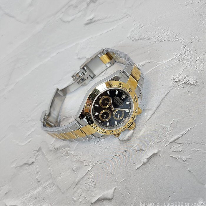 로렉스-데이토나-블랙다이얼-콤비-시계-레플리카-미러급-sa급-명품 레플리카 미러 SA급 로렉스 데이토나 블랙다이얼 콤비 시계 레플리카 미러급 SA급 S급 고퀄리티 롤렉스 워치 최상급 하이엔드 - thebest 12
