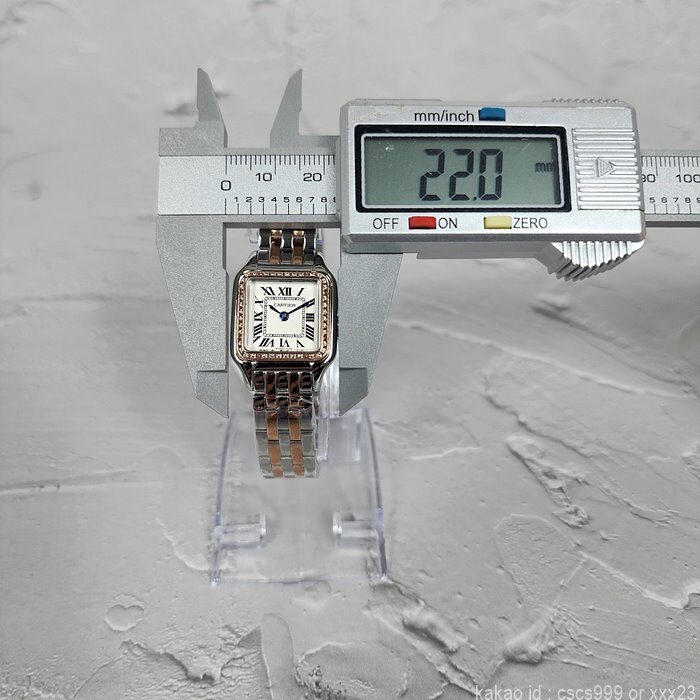 까르띠에 팬더 드 까르띠에 워치 로즈골드 콤비 다이아 시계 레플리카 미러급 SA급 S급 고퀄리티 워치 [여성]-best 7