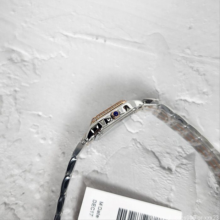 까르띠에 팬더 드 까르띠에 워치 로즈골드 콤비 다이아 시계 레플리카 미러급 SA급 S급 고퀄리티 워치 [여성]-best 16