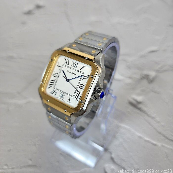 까르띠에 산토스 콤비 시계 레플리카 미러급 SA급 S급 고퀄리티 워치 - best 5
