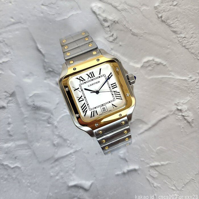 까르띠에 산토스 콤비 시계 레플리카 미러급 SA급 S급 고퀄리티 워치 - best 9