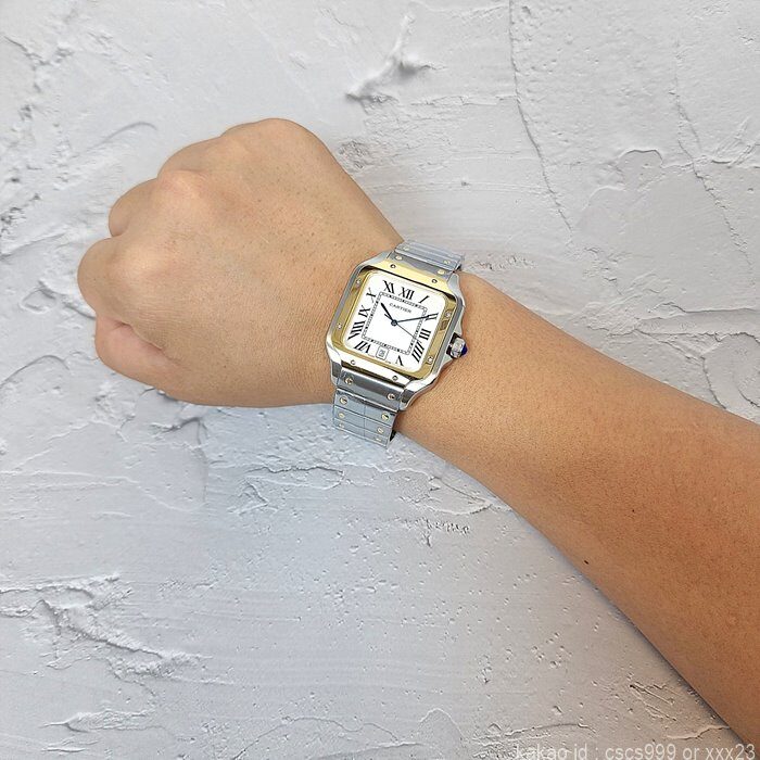 까르띠에 산토스 콤비 시계 레플리카 미러급 SA급 S급 고퀄리티 워치 - best 17