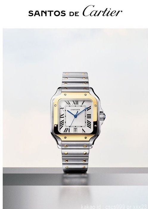 까르띠에 산토스 콤비 시계 레플리카 미러급 SA급 S급 고퀄리티 워치 - best 18