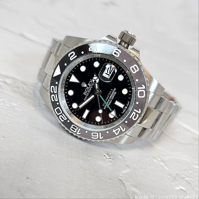 로렉스 GMT-마스터 2 블랙&그레이 시계 레플리카 미러급 SA급 S급 고퀄리티 롤렉스 워치 - best 9
