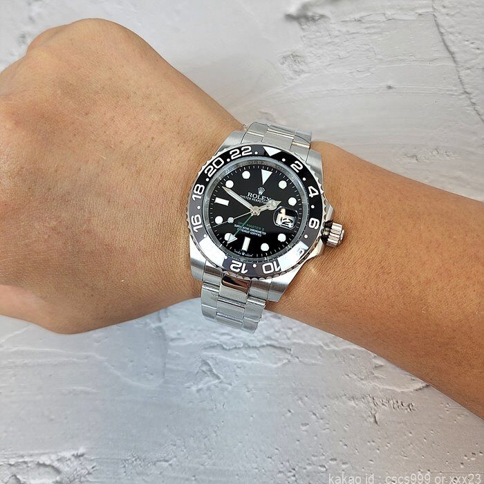 로렉스 GMT-마스터 2 블랙&그레이 시계 레플리카 미러급 SA급 S급 고퀄리티 롤렉스 워치 - best 19