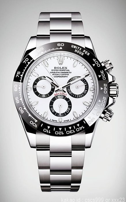 로렉스 데이토나 화이트다이얼 시계 레플리카 미러급 SA급 S급 고퀄리티 롤렉스 워치 - best 6