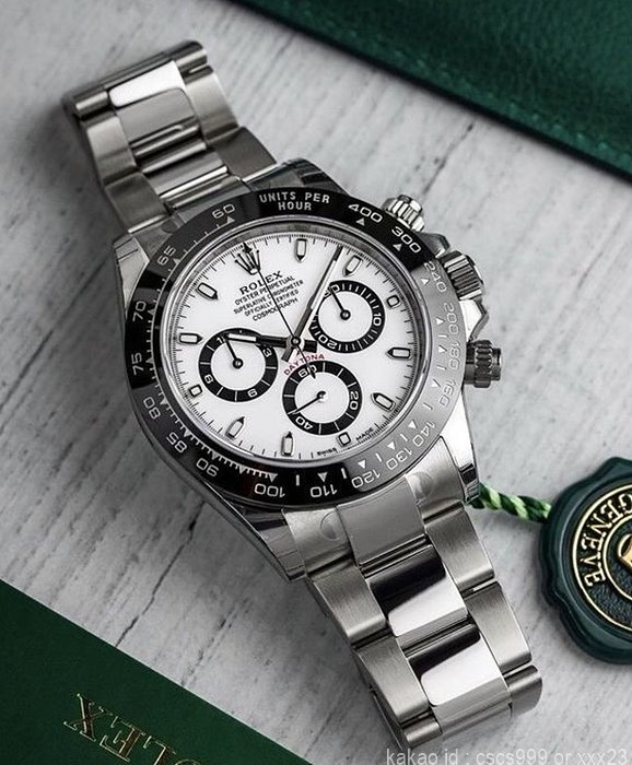 로렉스 데이토나 화이트다이얼 시계 레플리카 미러급 SA급 S급 고퀄리티 롤렉스 워치 - best 8