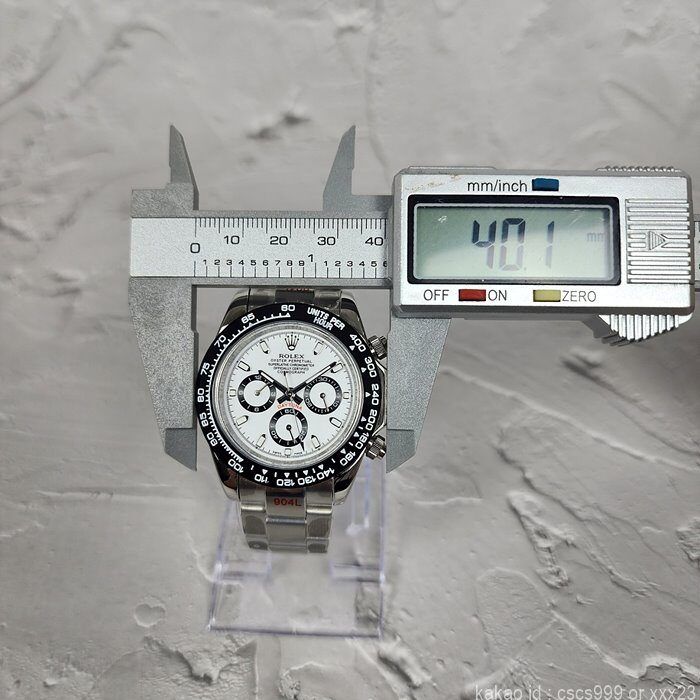 로렉스 데이토나 화이트다이얼 시계 레플리카 미러급 SA급 S급 고퀄리티 롤렉스 워치 - best 10