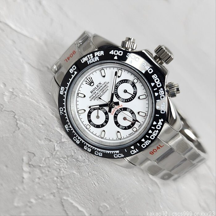 로렉스 데이토나 화이트다이얼 시계 레플리카 미러급 SA급 S급 고퀄리티 롤렉스 워치 - best 12