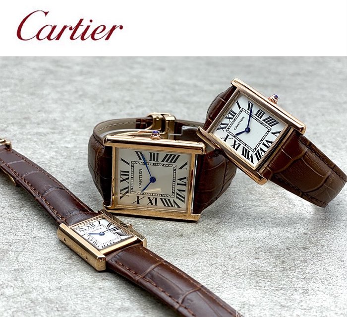 까르띠에 탱크솔로 핑크골드 시계 레플리카 미러급 SA급 S급 고퀄리티 워치 - best 6