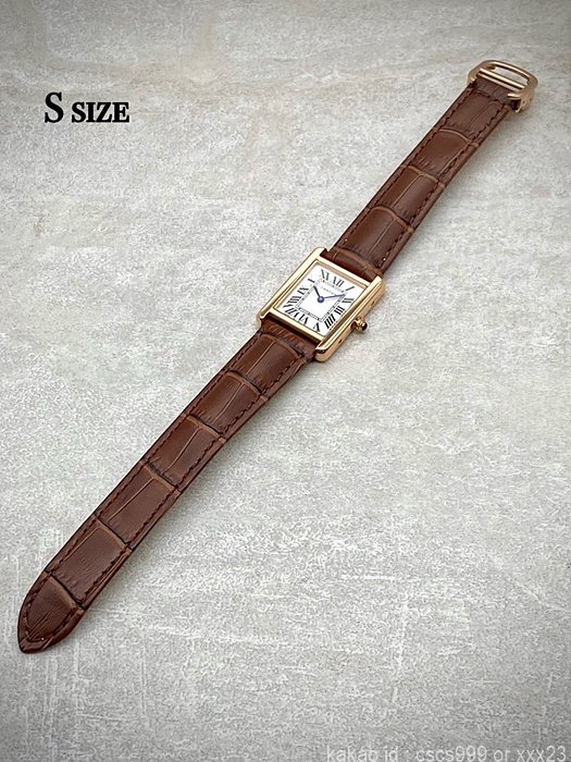 까르띠에 탱크솔로 핑크골드 시계 레플리카 미러급 SA급 S급 고퀄리티 워치 - best 16