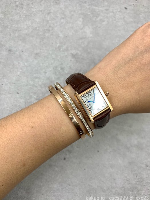 까르띠에 탱크솔로 핑크골드 시계 레플리카 미러급 SA급 S급 고퀄리티 워치 - best 22