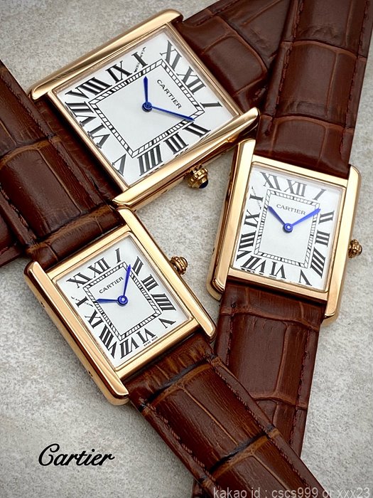까르띠에 탱크솔로 핑크골드 시계 레플리카 미러급 SA급 S급 고퀄리티 워치 - best 23
